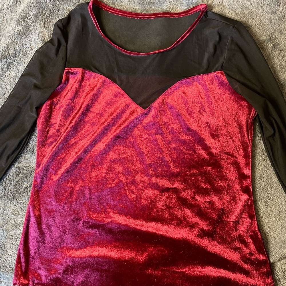 Velvet top